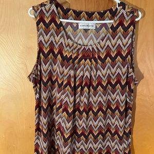 EVAN-PICONE SLEEVELESS SHELL SIZE XL